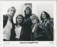 New Regime Signed 8x10 BMG/RCA Music "The Race" Photo-1987