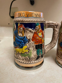 Old Vienna beer stein 