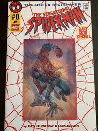 Comic book sensational spider-man #0 