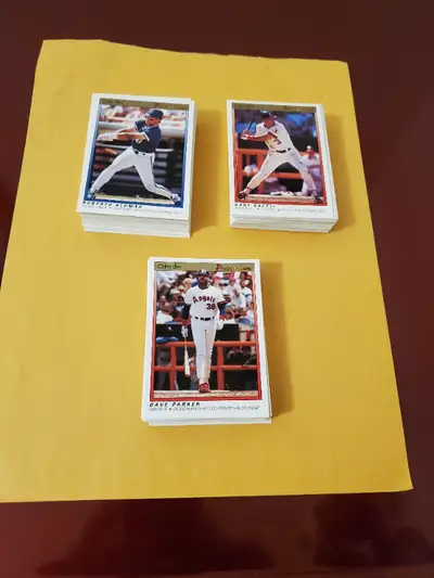 1990-91 OPC Premier Baseball set of 132 cards, mint as pulled from packs when issued and stored sinc...