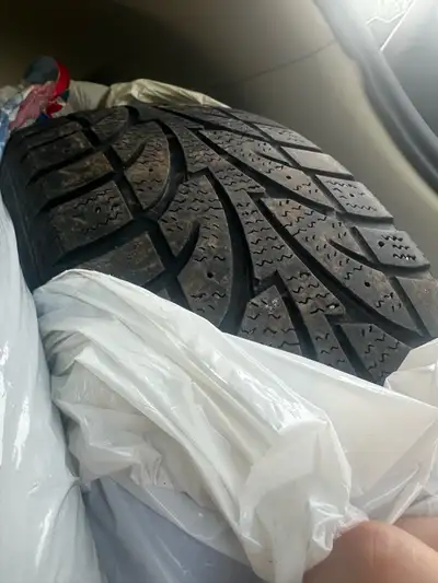 4 winter tires 215/60/R17 2 different brands - ice blazer & tiger paw Pickup in lansdowne or can mee...