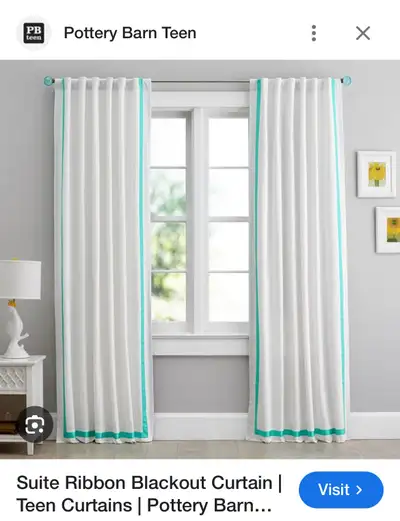 Pottery Barn Teen collection Excellent condition 3 layers 52”x96” Please see listing for matching cu...