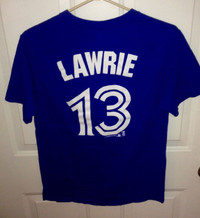 Toronto Blue Jays T shirt Lawrie No 13 Youth Large