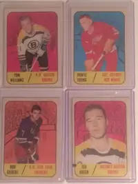1967-68 Topps hockey cards commons