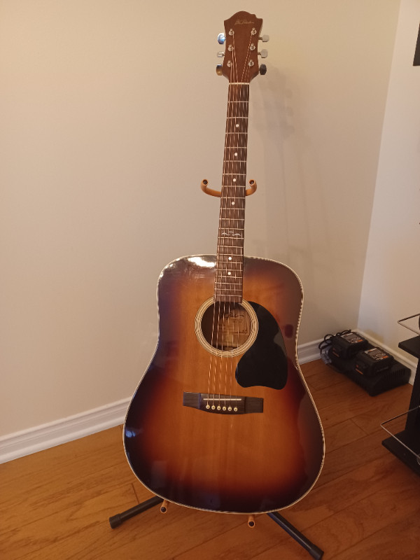B.C Rich Acoustic Guitar mid 80"s w/case and Dean Markly pickup in Guitars in Oshawa / Durham Region
