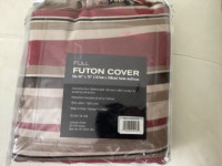 New Cotton Futon cover.  New in package. 54” x 75” (double size)