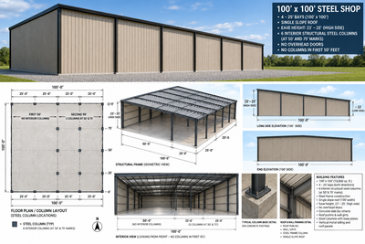 100x100x20 Shop structural steel, View more