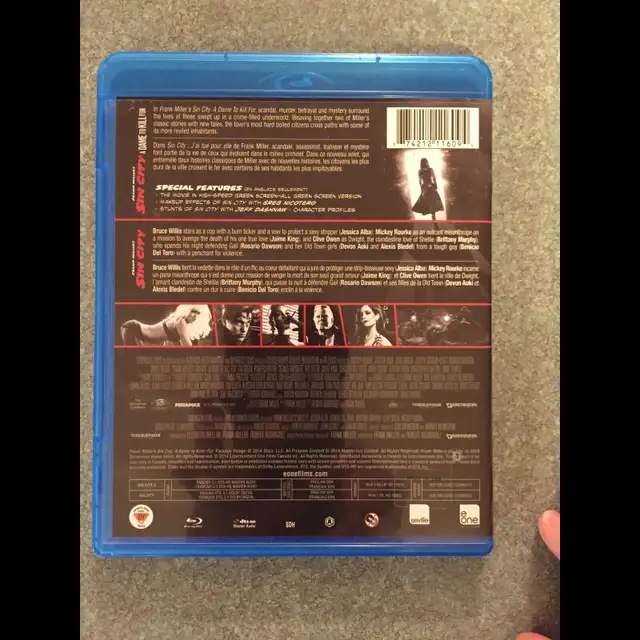 Frank Miller’s Sin City 2 bluray set A Dame To Kill For 63347537389825121