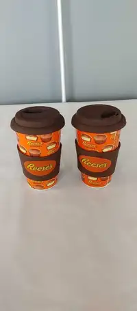 Reese's Peanut Butter Cups Ceramic Mugs.