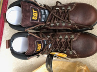 Brand New Men Caterpillar Safety Steel Toes Boots Size 7