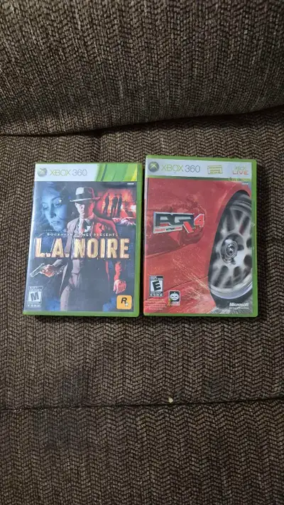 Xbox 360 Games - L.A. Noire & Project Gotham Racing 4, View more