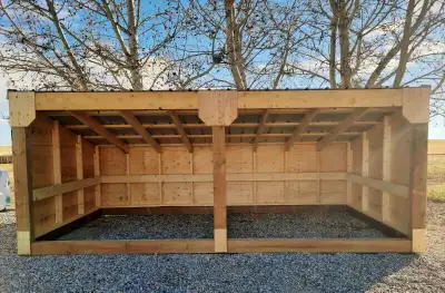 Give us a call today to order a newly-built, sturdy and strong shelter or shed, in whatever size, sh...