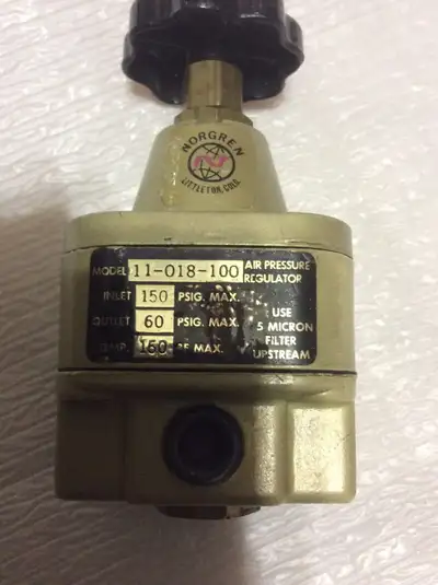 Norgren in-line pressure regulator, View more