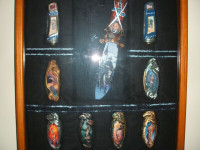 Collectible wall art - knive sets in presentation cases