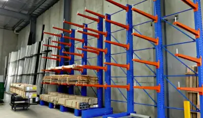 KW MATERIALS HANDLING HAS BEEN SUPPLYING AND INSTALLING CANTILEVER RACKING SYSTEMS IN ONTARIO FOR NE...