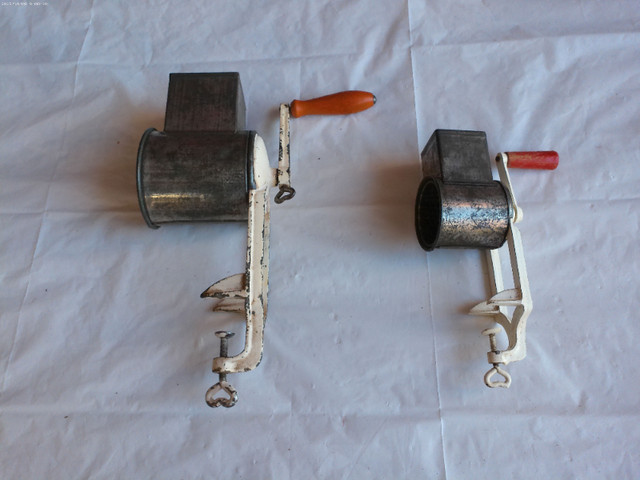 Vintage Nut Grinder/Cheese Graters --Table/Counter Mounted in Kitchen & Dining Wares in New Glasgow