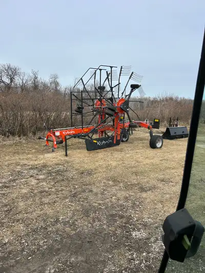 Hay farm dispersal lots of different equipment related to haying including the following -2 year old...