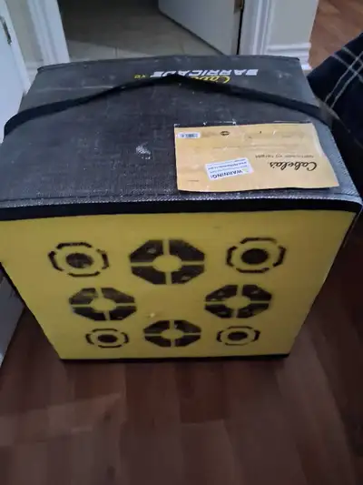 I am selling a used Cabela's Barricade XD Target, ideal for archery practice with both field points...