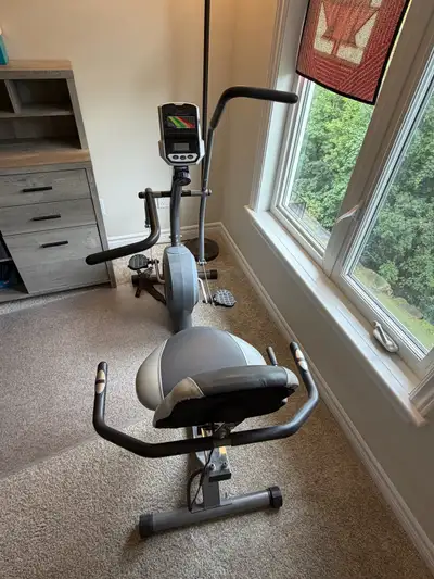 As New Sunny Cross Trainer Magnetic Recumbent Bike  w/ Arm Exer, View more