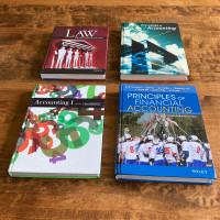 High School Accounting & Law Textbooks, Free GTA Delivery