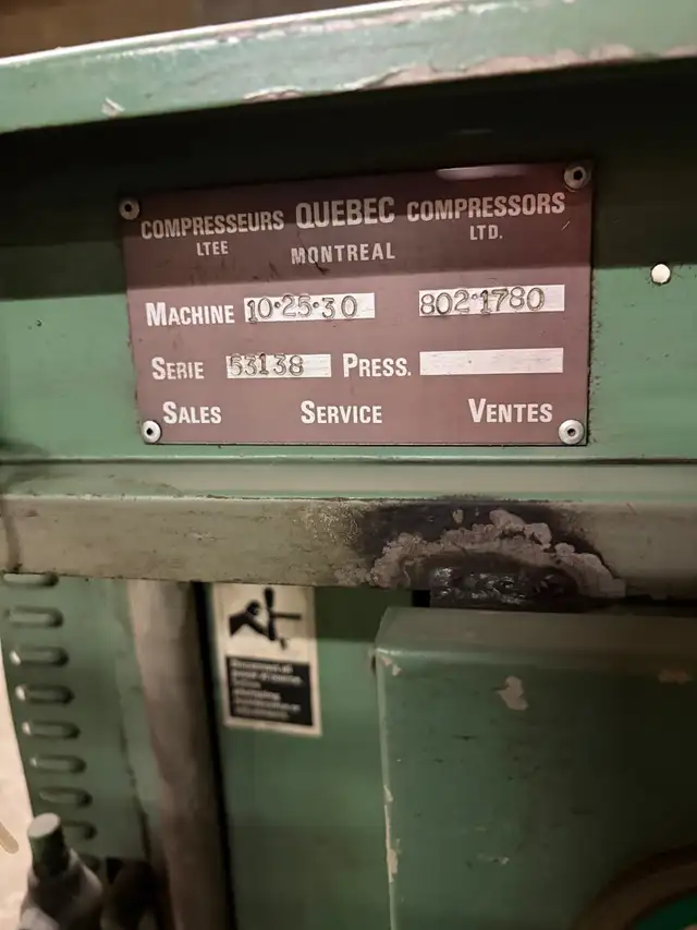 Compresseur Sullair 10-25 25HP compressor in Other in Drummondville - Image 5