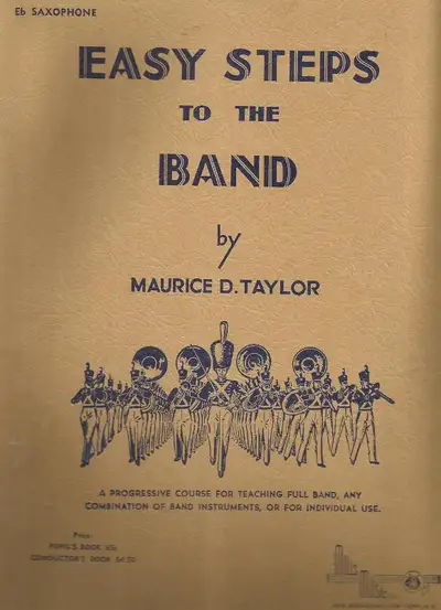 The book has 25 lessons for beginner alto saxophone.