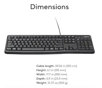 Logitech Keyboard, View more