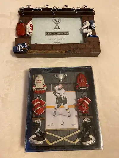 HOCKEY PHOTO FRAMES - $10 EACH, View more