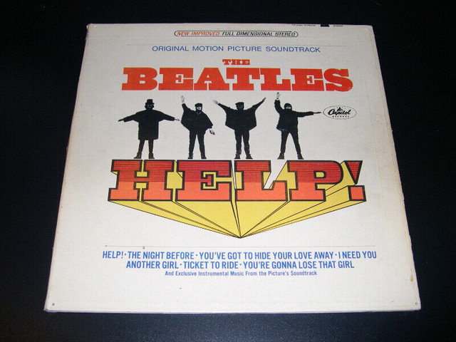 The Beatles - Help (1965) LP (original) dans CD, DVD et Blu-ray  à Ville de Montréal
