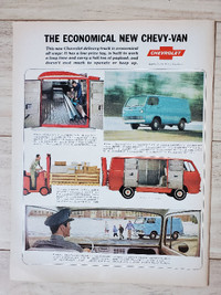 Vintage Chevy- Van Magazine Ad