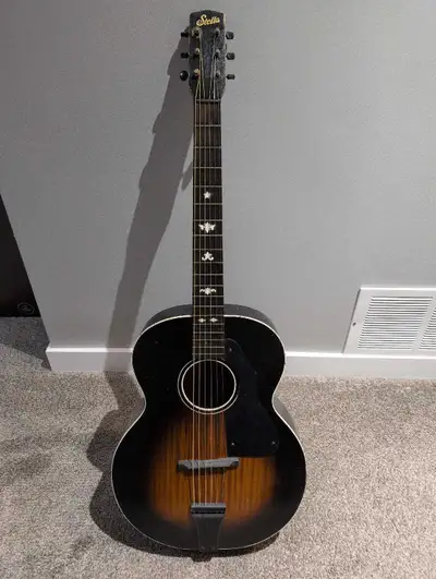 1945 Stella guitar, View more