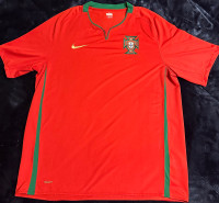 Nike Portugal 2008-2010 Home Jersey - XL