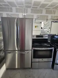 36 w fridge and electric stove can deliver