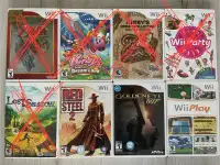 Nintendo Wii Games $10 each 
