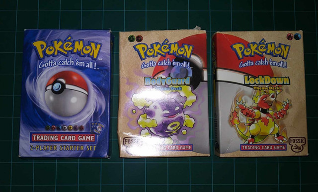 Pokemon Card Theme Deck Boxes 1999 in Toys & Games in Saint John
