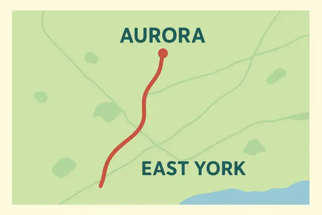 Sept. 25 — Ride from East York to Aurora then back63815757814019120