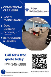 COMMERCIAL CLEANING & LAWN MAINTENANCE 