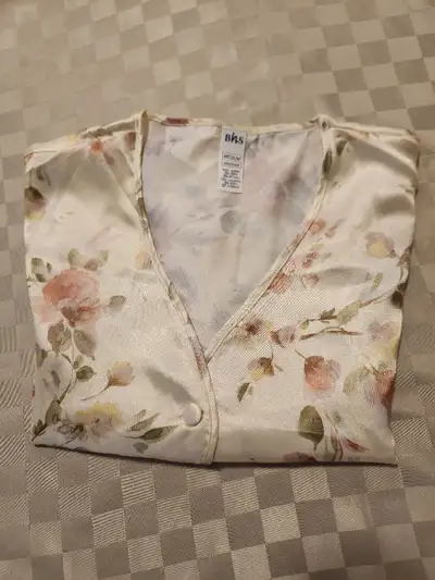 New, BHS, Satin Silk Sleepshirt, 3/4 Sleeve, View more