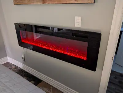Electric  wall fire place ., View more