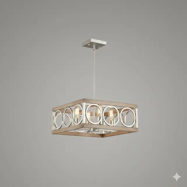 NEW - 4-Light Modern Chandelier in Indoor Lighting & Fans in Kitchener / Waterloo - Image 2