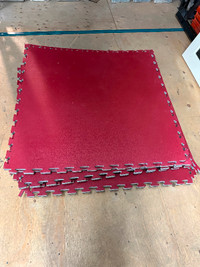 Foam gym flooring (9 square mats)
