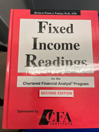 CFA textbooks for sale - $20 each