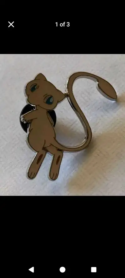 Pokémon Pin- Hidden Fates Mew Pin from Collection Box 2009 $10 Pick up in Scarborough at Markham and...