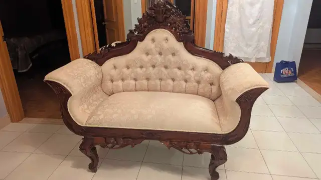 Victorian love seat