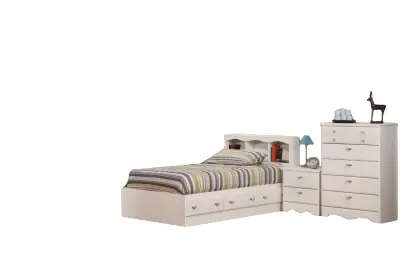 Twin Mates Bed and Headboard, View more