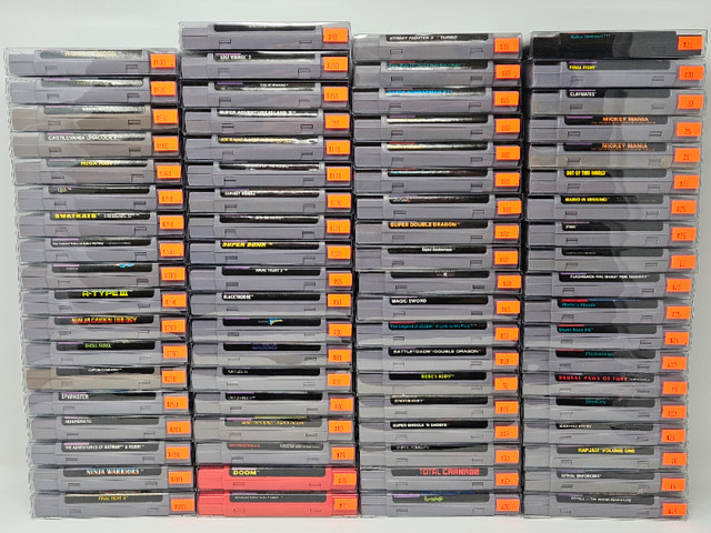 SNES GAMES - Prices in Description in Older Generation in Kawartha Lakes