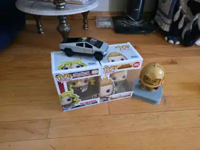funko pops and cycbertruck, View more