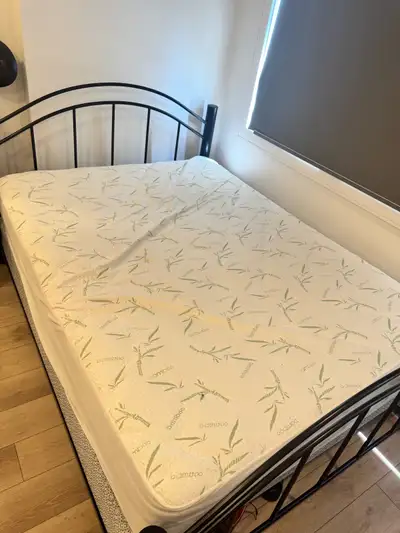 Queens Mattress and Metal Bed for Sale, View more