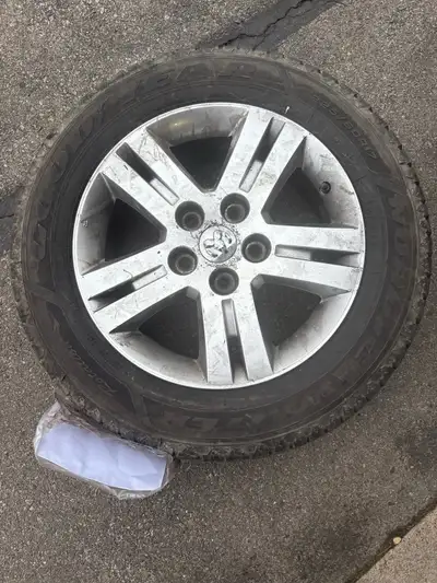 Size: 225/65/R17 Vehicle: 2017 Dodge Caravan Brand: GOODYEAR 2x tires DOT: 3615 Brand: WeatherMAX 2x...