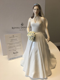 For sale: Royal Daulton "Catherine, Royal Wedding Day"